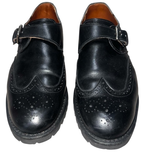 EUC Allen Edmonds Men’s Black Tate Leather Monk Strap Oxfords Dress Shoes Size 8 main image 8